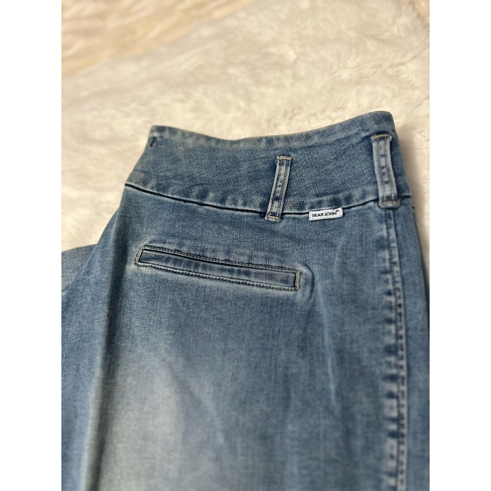womens jeans dear john size 31 wide leg high rise flare - Picture 2 of 8